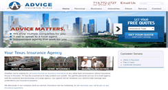 Desktop Screenshot of adviceinsurancegroup.com